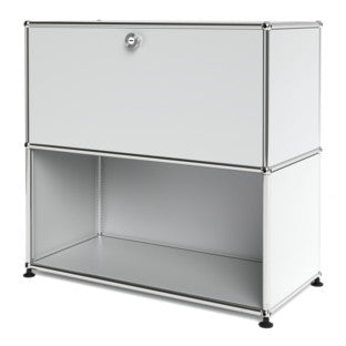 1X2 Module Furniture [W750XD350XH(350+350)] by Usm #USM Matte Silver