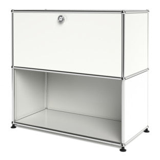 1X2 Module Furniture [W750XD350XH(350+350)] by Usm #Pure White [RAL 9010]