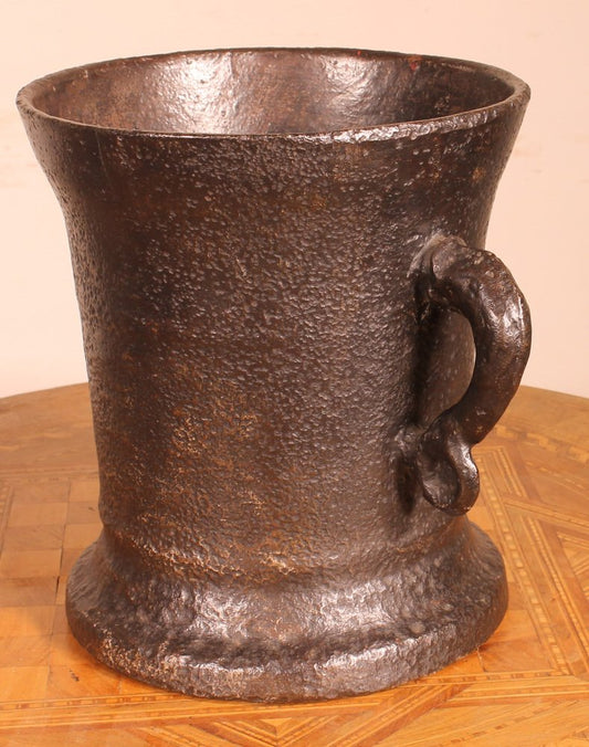 16th Century Cast Iron Mortar