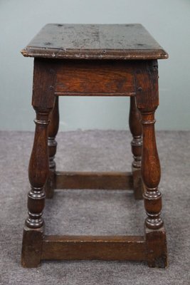 16th Century English Oak Joint Stool-HPP-1781141