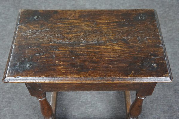 16th Century English Oak Joint Stool-HPP-1781141