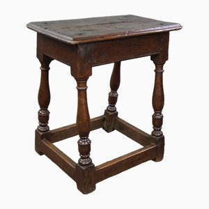 16th Century English Oak Joint Stool-HPP-1781141