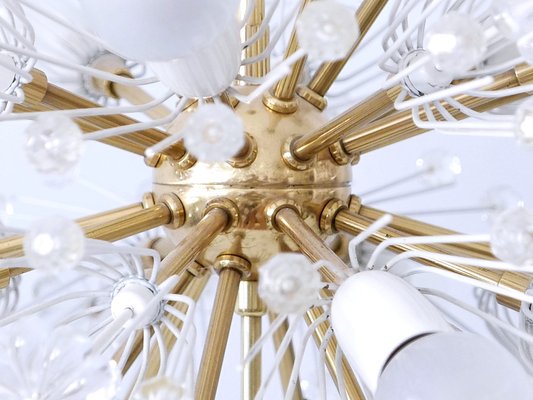 17-Light Dandelion Chandelier by Emil Stejnar for Rupert Nikoll 1950s-WPT-1721540