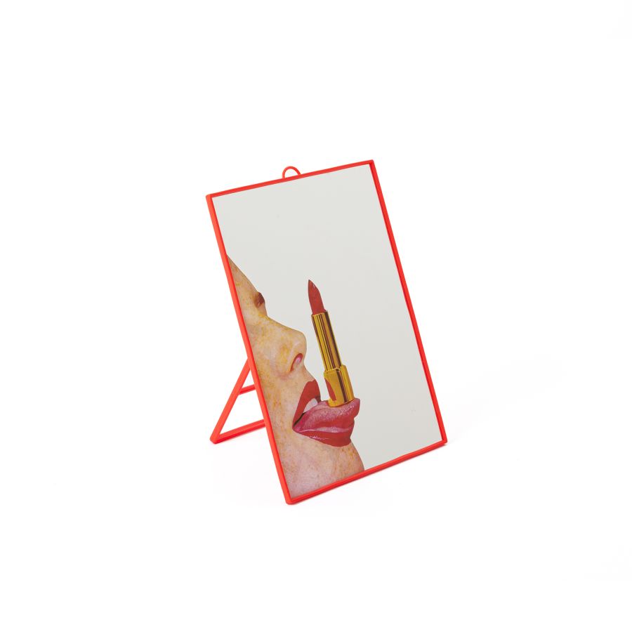 Small Table Mirror Tongue by Seletti