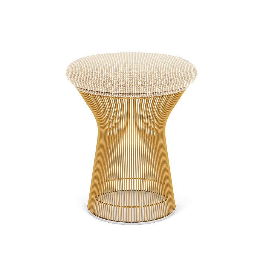 Platner Stool (Frame - Gold / Upholstery Material - Cato) (Request Info)