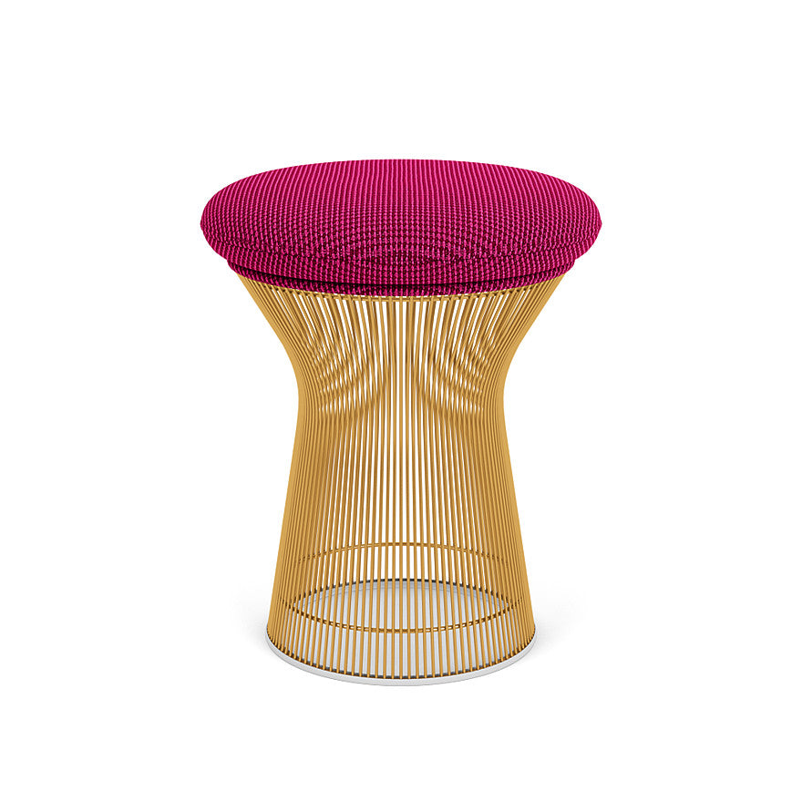 Platner Stool (Frame - Gold / Upholstery Material - Cato) (Request Info)