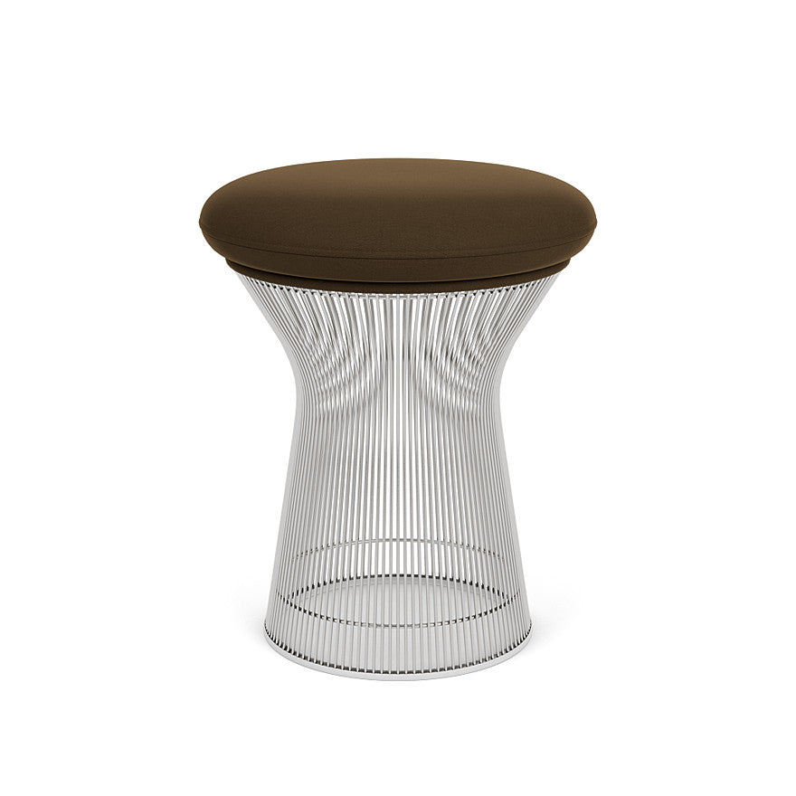 Platner Stool (Frame - Polished Nickel / Upholstery Material - Circa) (Request Info)