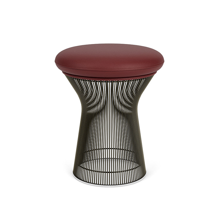 Platner Stool (Frame - Metallic Bronze / Upholstery Material - Volo) (Request Info)