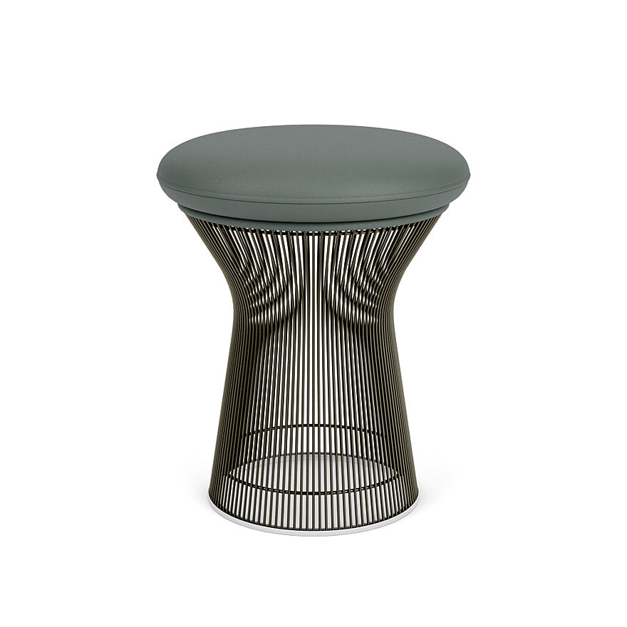 Platner Stool (Frame - Metallic Bronze / Upholstery Material - Volo) (Request Info)