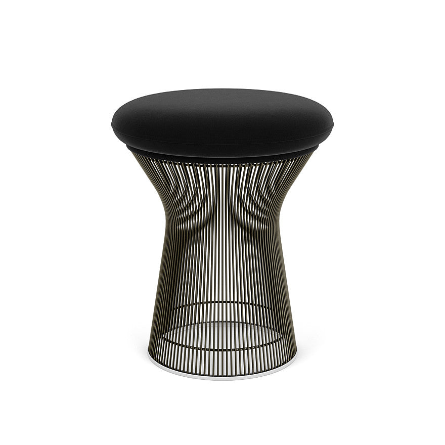 Platner Stool (Frame - Metallic Bronze / Upholstery Material - Knoll Velvet) (Request Info)