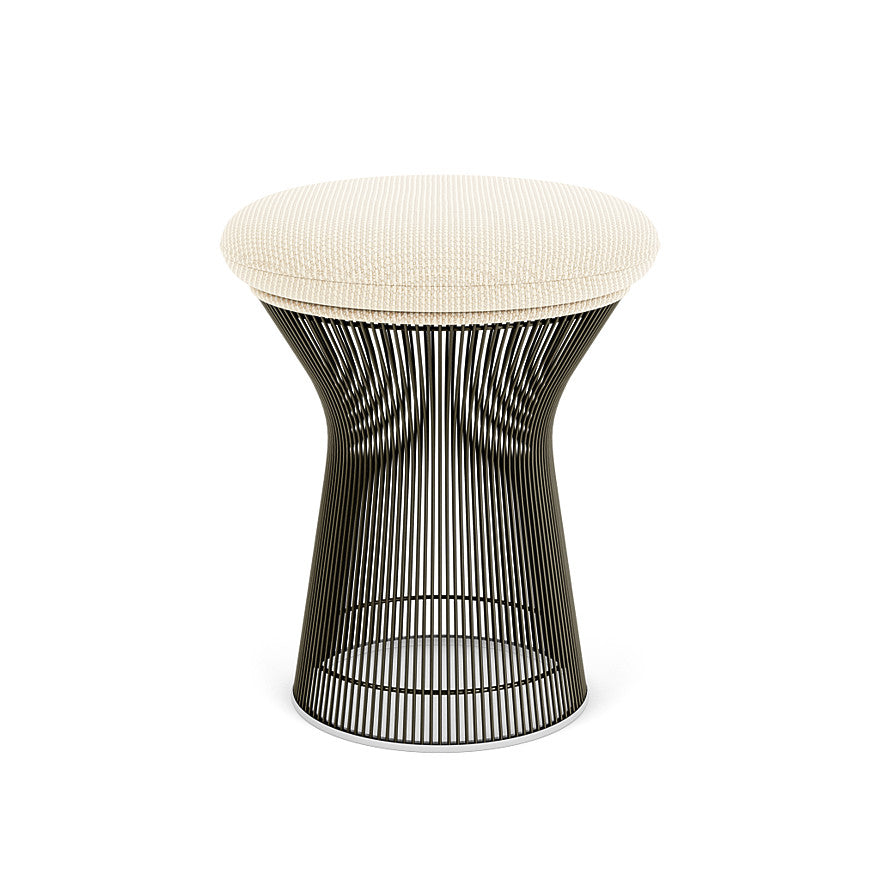 Platner Stool (Frame - Metallic Bronze / Upholstery Material - Cato) (Request Info)