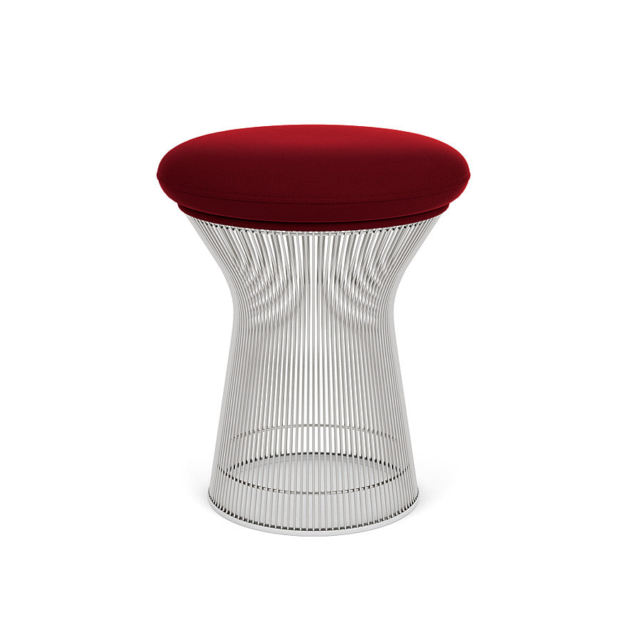 Platner Stool (Frame - Polished Nickel / Upholstery Material - Circa) (Request Info)