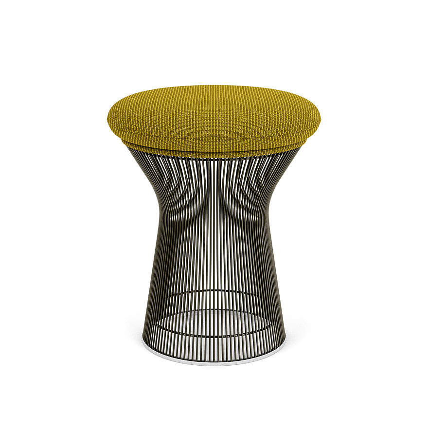 Platner Stool (Frame - Metallic Bronze / Upholstery Material - Cato) (Request Info)