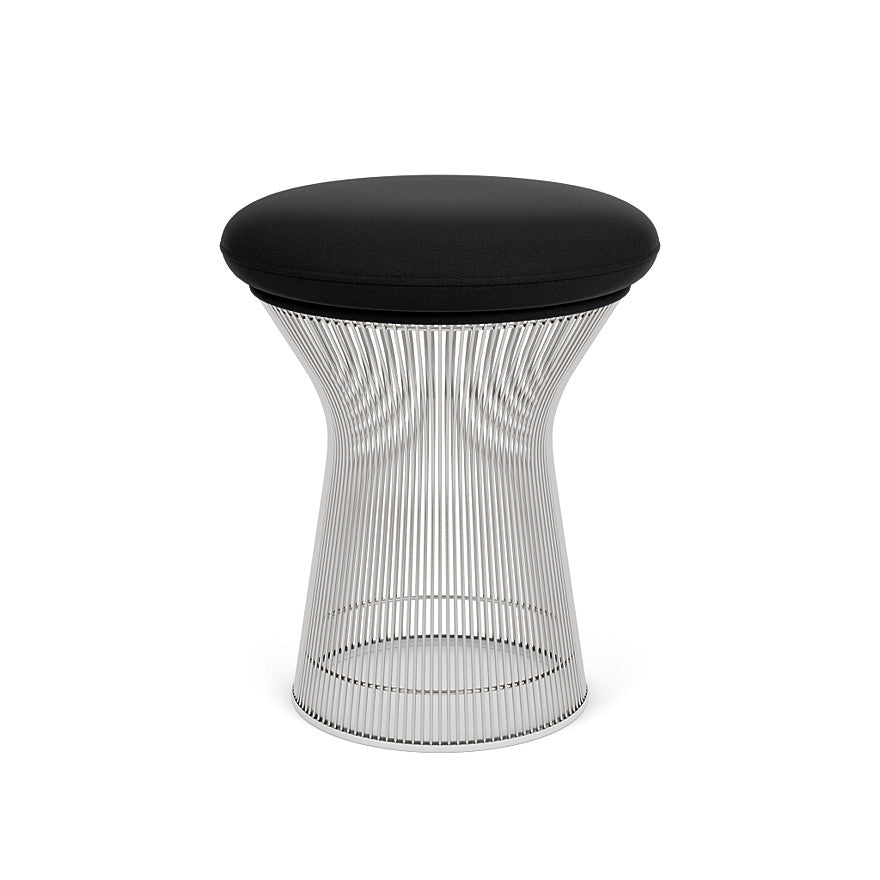 Platner Stool (Frame - Polished Nickel / Upholstery Material - Circa) (Request Info)