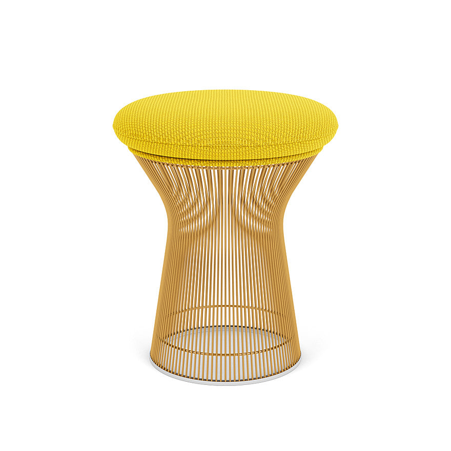 Platner Stool (Frame - Gold / Upholstery Material - Cato) (Request Info)