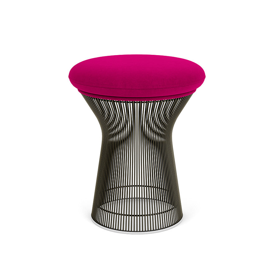 Platner Stool (Frame - Metallic Bronze / Upholstery Material - Ultrasuede) (Request Info)