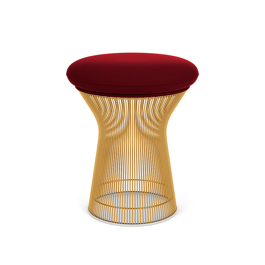 Platner Stool (Frame - Gold / Upholstery Material - Circa) (Request Info)