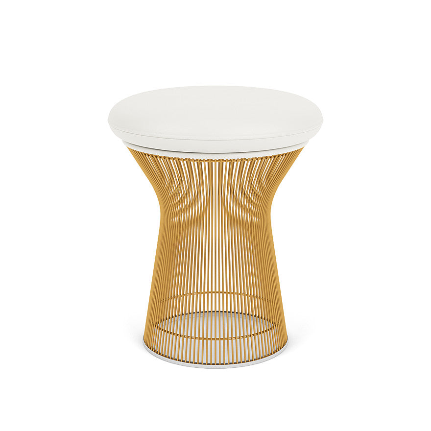 Platner Stool (Frame - Gold / Upholstery Material - Acqua) (Request Info)