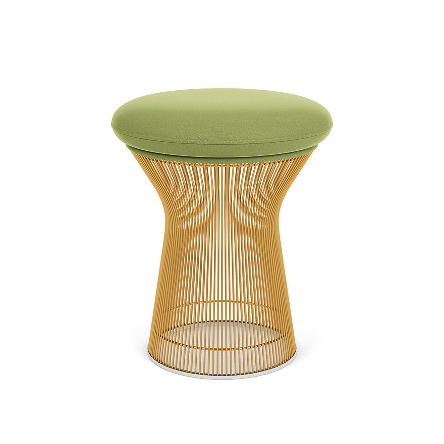 Platner Stool (Frame - Gold / Upholstery Material - Circa) (Request Info)