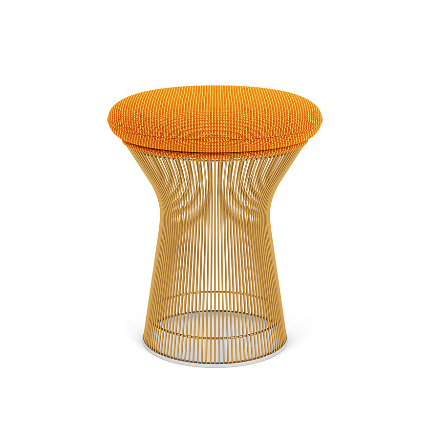 Platner Stool (Frame - Gold / Upholstery Material - Cato) (Request Info)