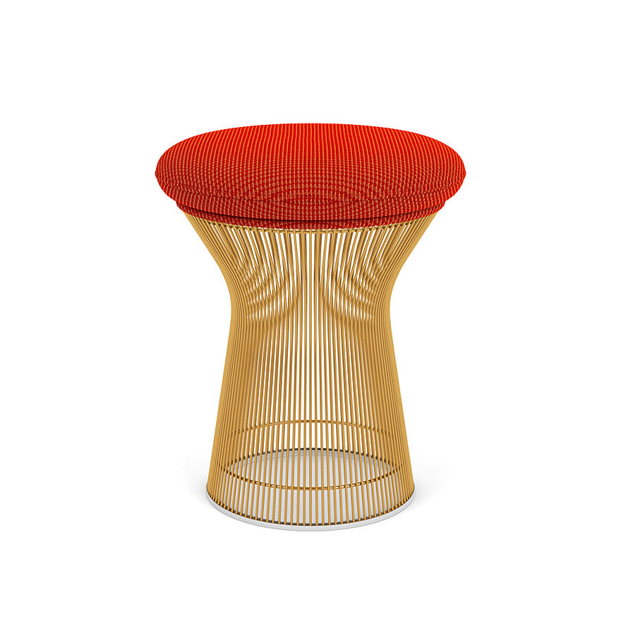 Platner Stool (Frame - Gold / Upholstery Material - Cato) (Request Info)