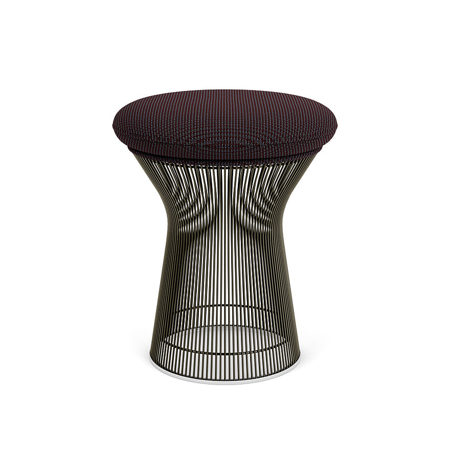 Platner Stool (Frame - Metallic Bronze / Upholstery Material - Cato) (Request Info)