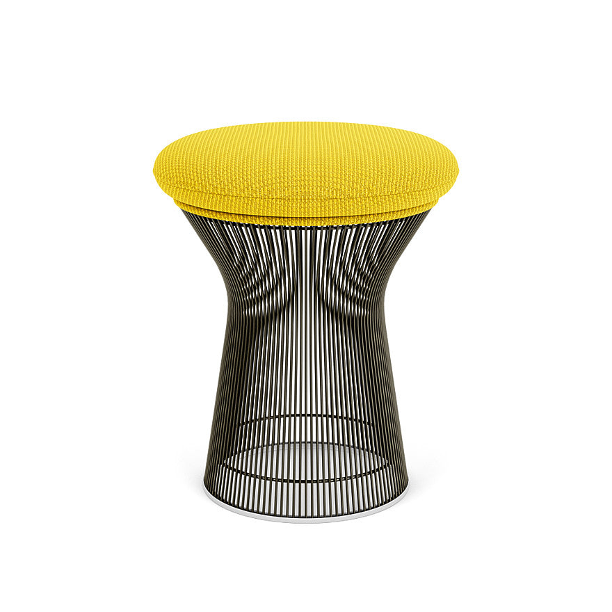 Platner Stool (Frame - Metallic Bronze / Upholstery Material - Cato) (Request Info)