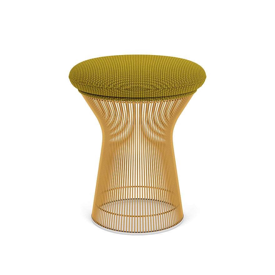 Platner Stool (Frame - Gold / Upholstery Material - Cato) (Request Info)