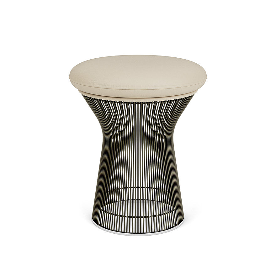 Platner Stool (Frame - Metallic Bronze / Upholstery Material - Volo) (Request Info)