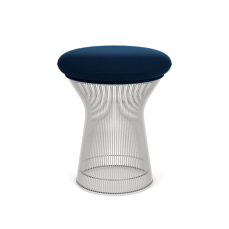 Platner Stool (Frame - Polished Nickel / Upholstery Material - Circa) (Request Info)