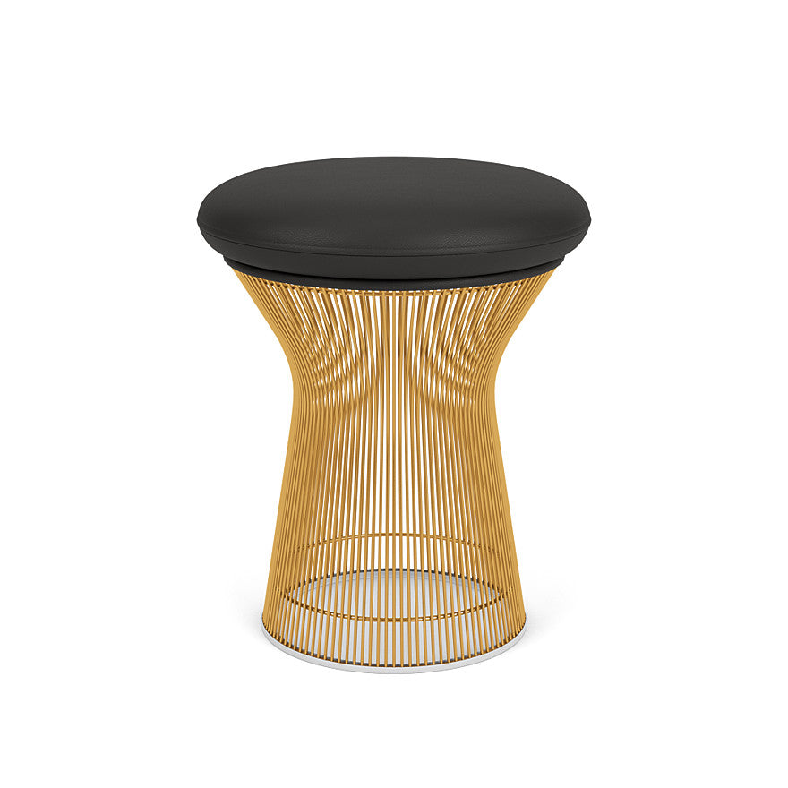 Platner Stool (Frame - Gold / Upholstery Material - Acqua) (Request Info)