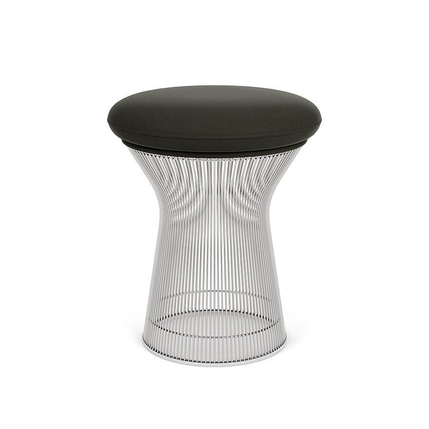 Platner Stool (Frame - Polished Nickel / Upholstery Material - Circa) (Request Info)