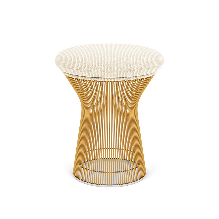 Platner Stool (Frame - Gold / Upholstery Material - Cato) (Request Info)