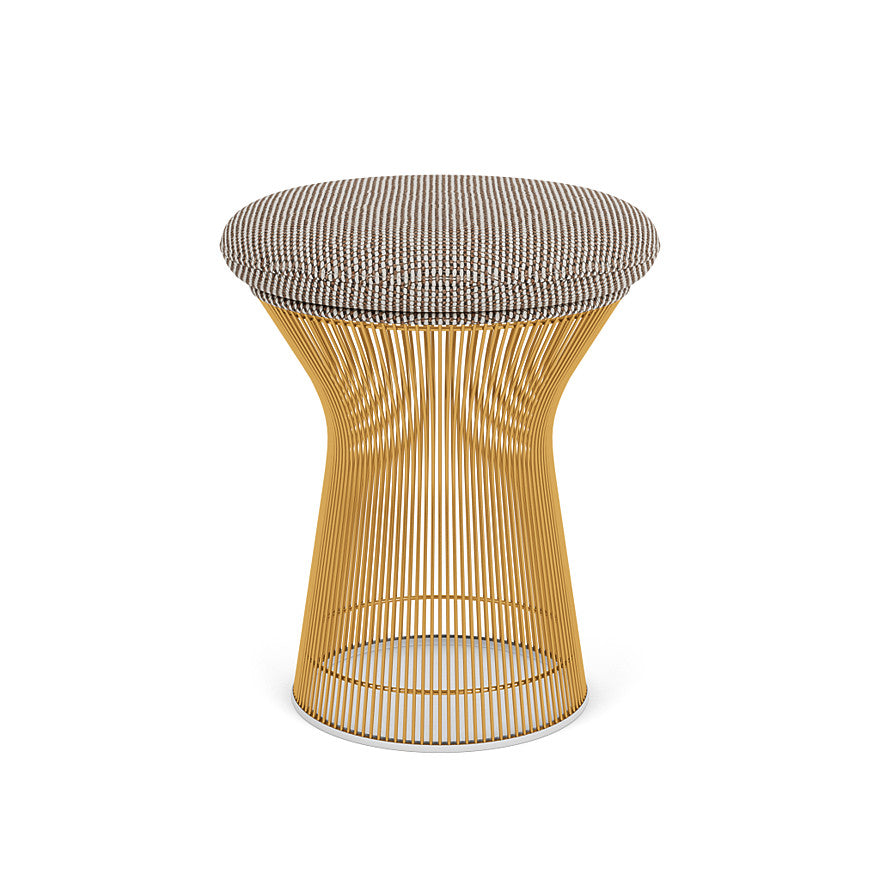 Platner Stool (Frame - Gold / Upholstery Material - Cato) (Request Info)