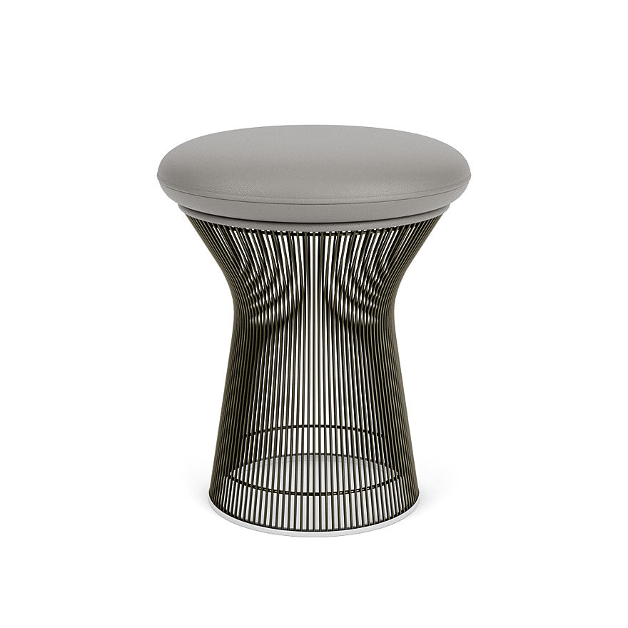 Platner Stool (Frame - Metallic Bronze / Upholstery Material - Volo) (Request Info)