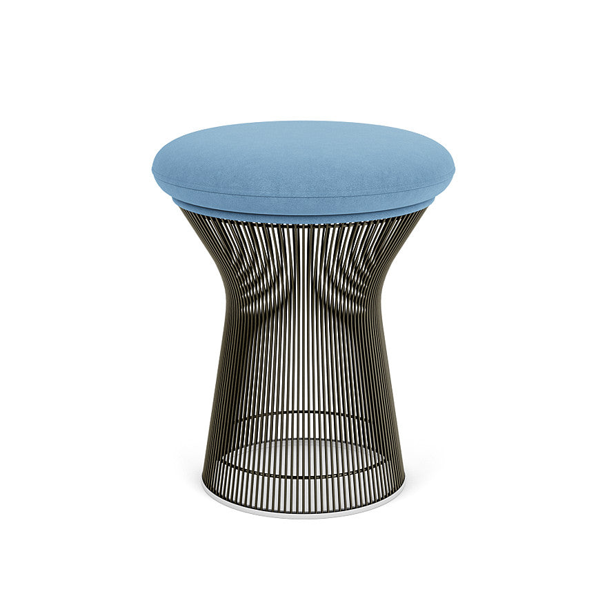 Platner Stool (Frame - Metallic Bronze / Upholstery Material - Ultrasuede) (Request Info)