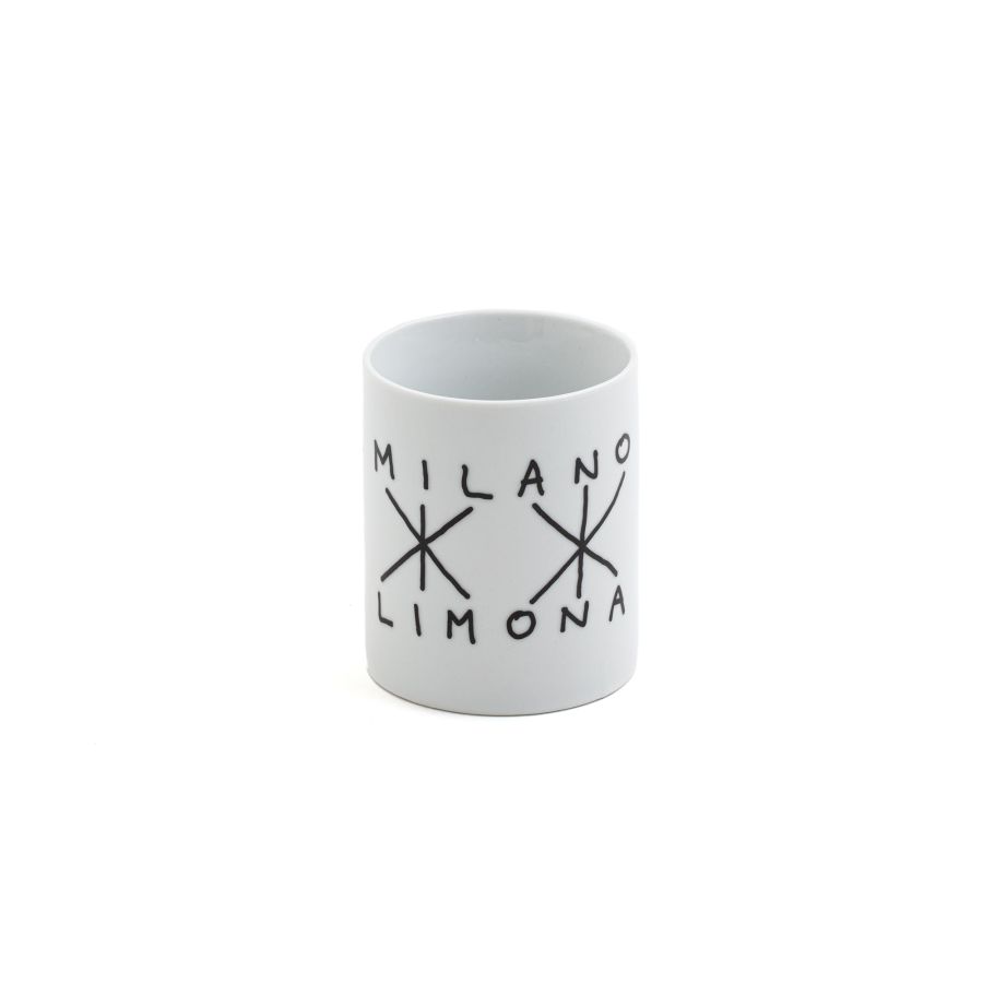 Fine Porcelain Mug Milano-Limona by Seletti