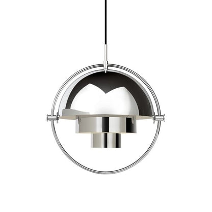 Multi-Lite Pendant White & Brass