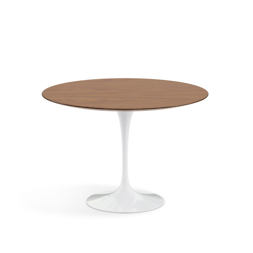 Saarinen Round Dining Table Ø107 by Knoll #White / Wood | Walnut