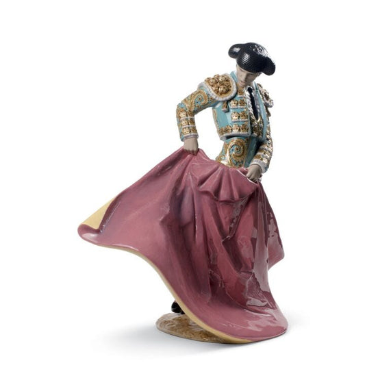 Matador Man Sculpture by Lladró # reen Outfit