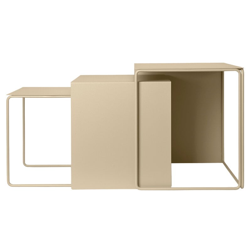 Cluster tables 3 pcs by ferm LIVING #cashmere #