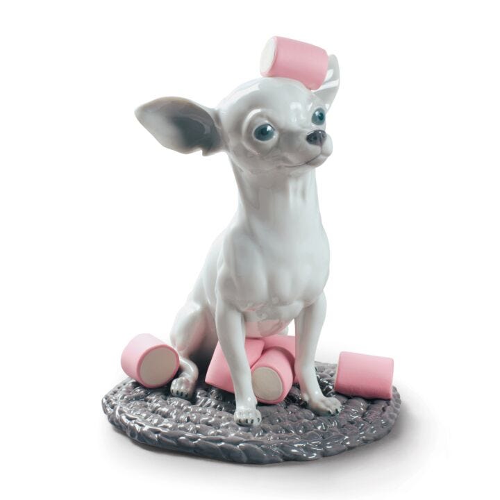 Chihuahua with Marshmallows Dog Figurine by Lladró