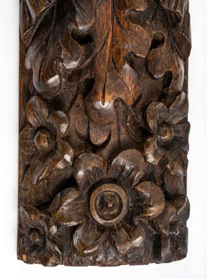 17th Century Carved Oak Wood Panels, Set of 2-UQL-1148558