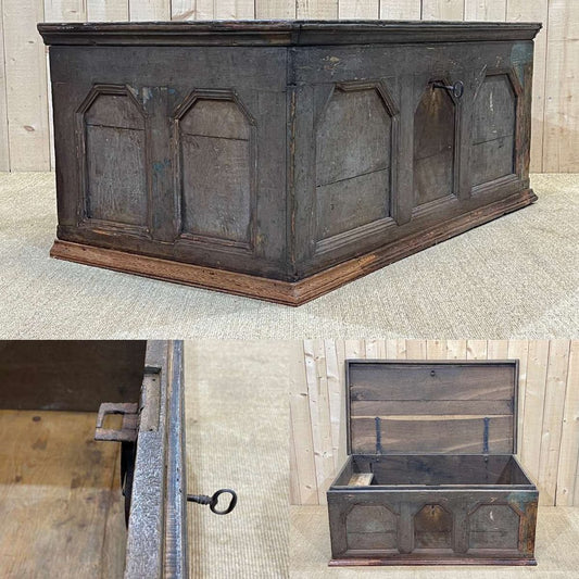 17th Century Chest in Oak and Fir