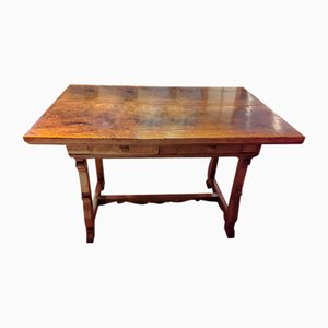 17th Century Dining Table in Walnut with Two Drawers-ZFY-1786360