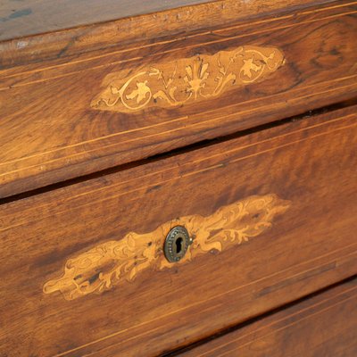 17th Century Italian Inlaid Walnut Dresser-NJV-568870