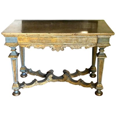 17th Century Italian Painted and Parcel-Gilt Console Table-MBH-1032625