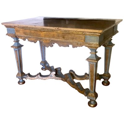 17th Century Italian Painted and Parcel-Gilt Console Table-MBH-1031671