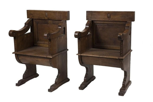 17th Century Italian Stools, Set of 2