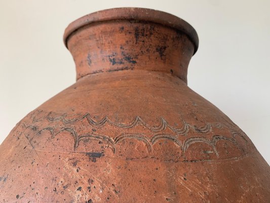 17th Century Large Red Terracotta Vessel-PSK-1002890